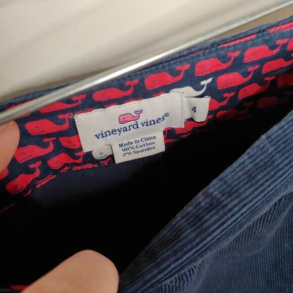 Vineyard Vines Corduroy Button Skirt, Navy, 4 - Picture 7 of 8